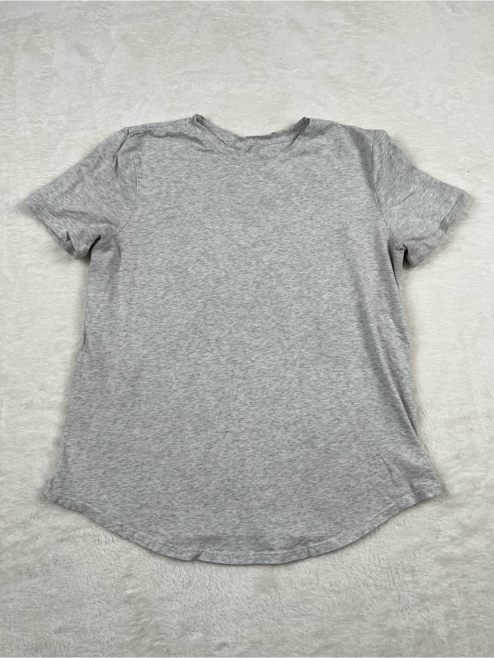 Lululemon Love Crewneck T-Shirt Heathered Core Light Grey Size 6
